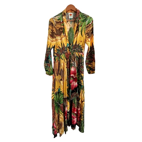FARM Rio Tropical Dreams Maxi Dress Size Large NWT - Picture 5 of 10